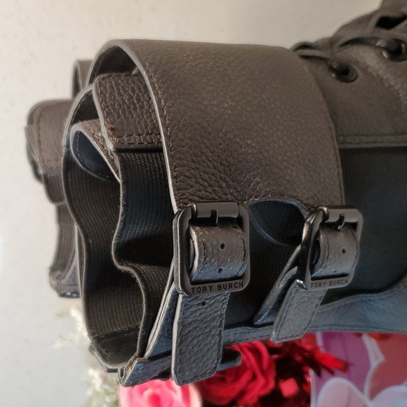 TORY BURCH Leather ankle booties (sz 9.5M) - Picture 5 of 11